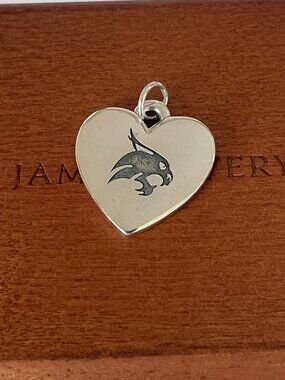 James Avery Texas Christian/Tech/State University Classic Heart Charm